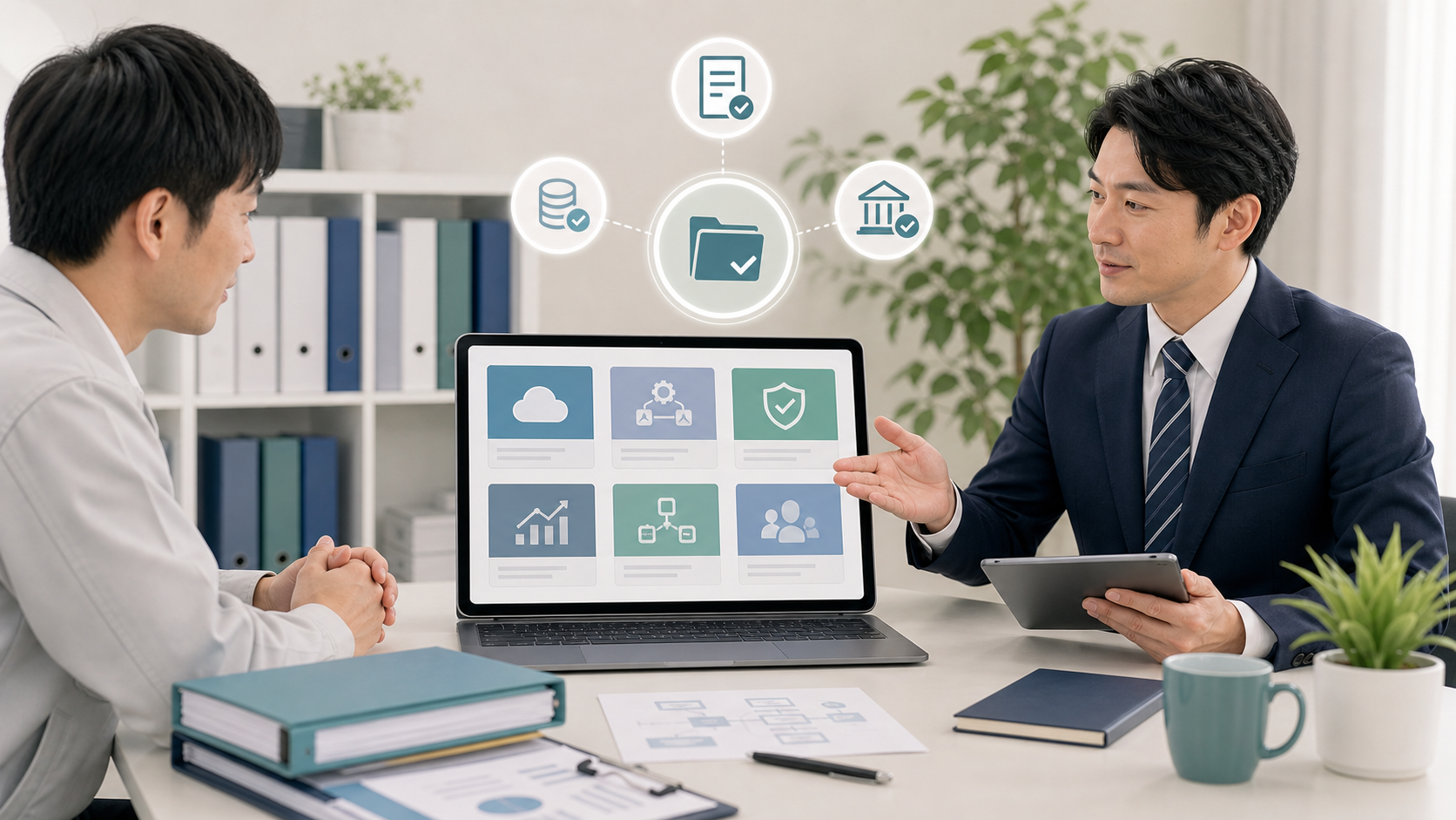 補助金の適用対象となり得る当社サービスの図解