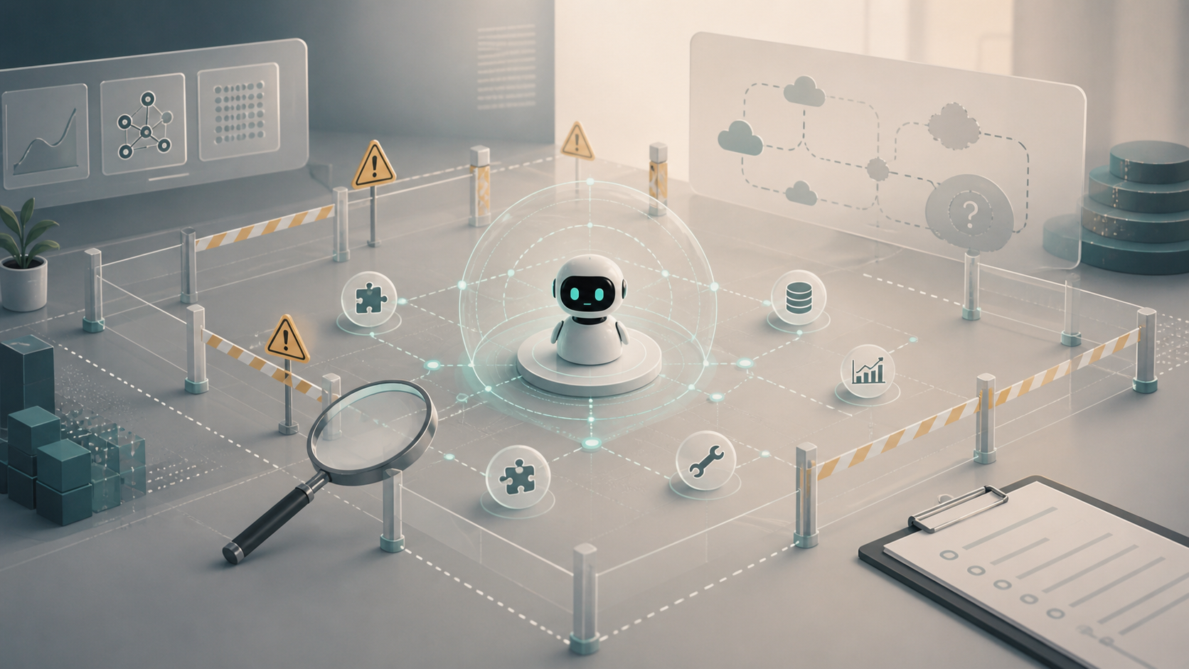 〖注意喚起〗限界と注意点の図解