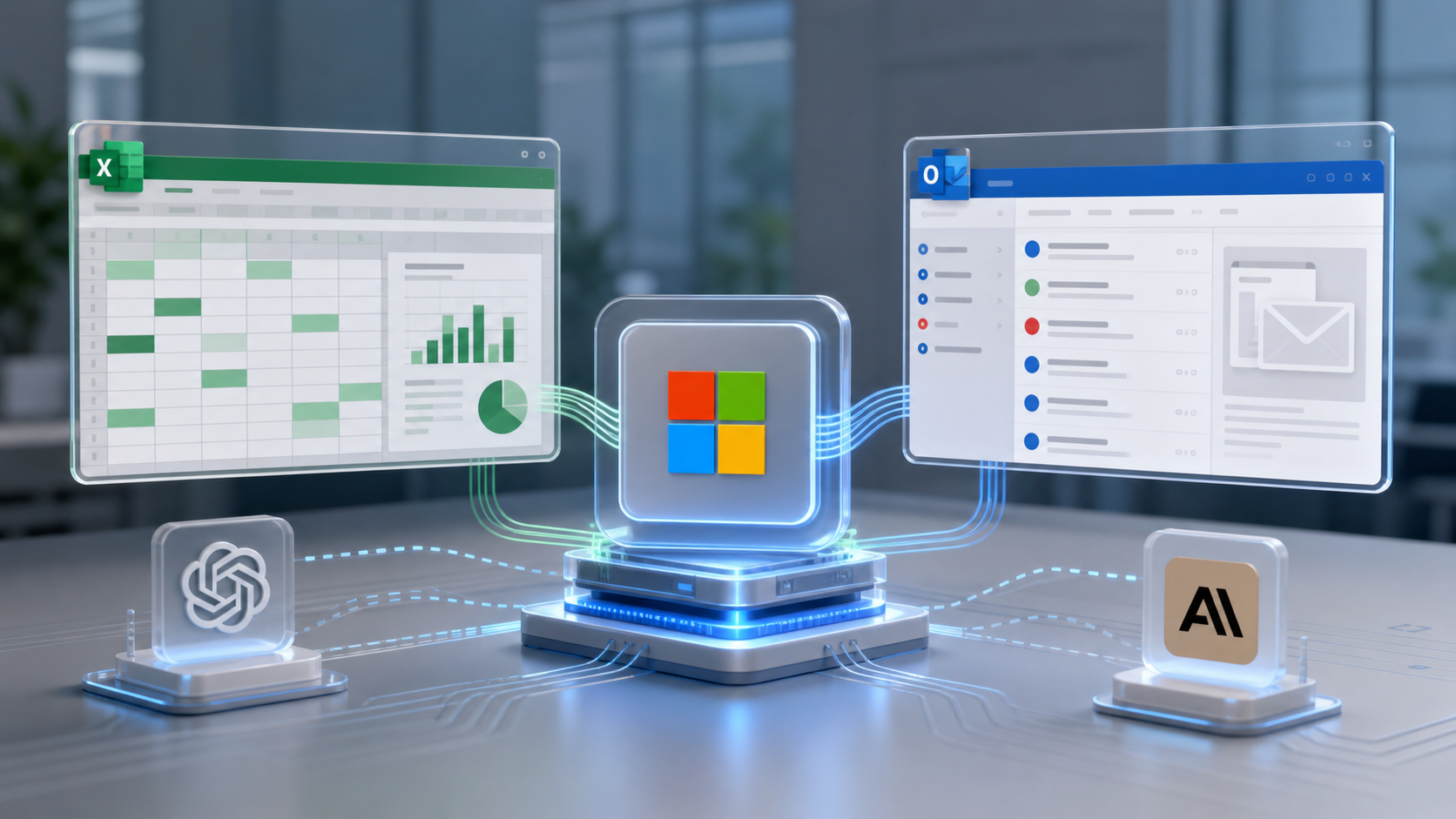 MicrosoftがExcel/Outlookで自社MAIモデル本番投入、OpenAI/Anthropic依存の縮小が焦点